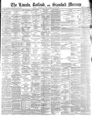 cover page of Stamford Mercury published on February 23, 1894