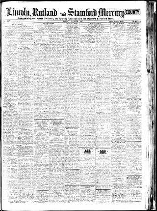 cover page of Stamford Mercury published on April 25, 1947