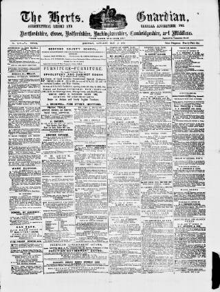 cover page of Herts Guardian published on May 3, 1879