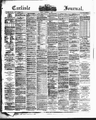 cover page of Carlisle Journal published on December 4, 1885