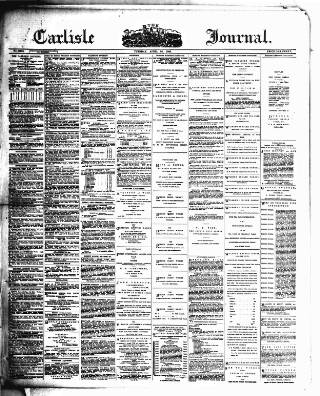 cover page of Carlisle Journal published on April 24, 1888