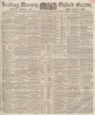 cover page of Reading Mercury published on April 17, 1869