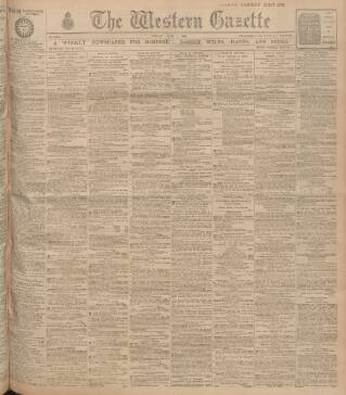 cover page of Western Gazette published on June 1, 1923