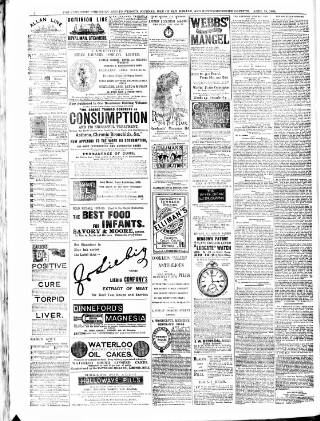 cover page of Cambridge Chronicle and Journal published on April 19, 1889