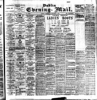 cover page of Dublin Evening Mail published on December 3, 1902
