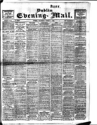 cover page of Dublin Evening Mail published on March 1, 1906