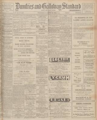cover page of Dumfries and Galloway Standard published on March 29, 1944