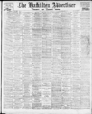 cover page of Hamilton Advertiser published on April 24, 1920