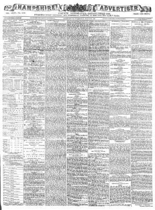 cover page of Hampshire Advertiser published on March 29, 1899