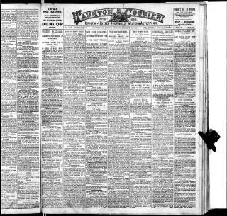 cover page of Taunton Courier and Western Advertiser published on March 29, 1911