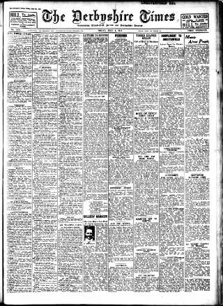cover page of Derbyshire Times published on July 4, 1941