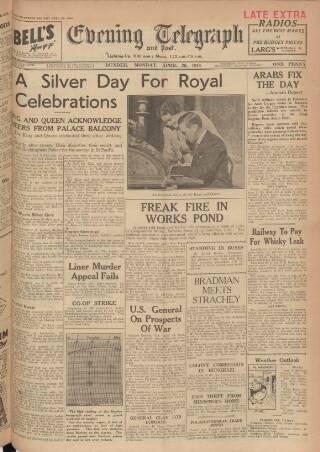 cover page of Dundee Evening Telegraph published on April 26, 1948