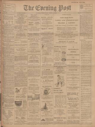 cover page of Dundee Evening Post published on April 16, 1902