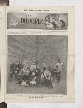 cover page of Deliverer and Record of Salvation Army Rescue Work published on December 1, 1914