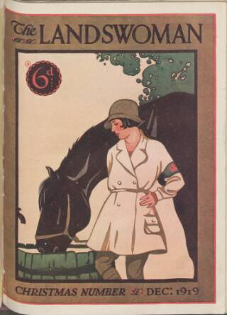 cover page of Landswoman published on December 1, 1919