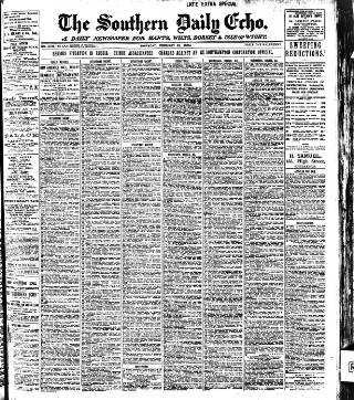 cover page of Southern Echo published on February 23, 1905