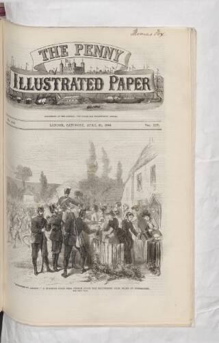 cover page of Penny Illustrated Paper published on April 25, 1868