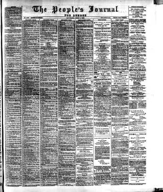 cover page of Dundee People's Journal published on June 2, 1883