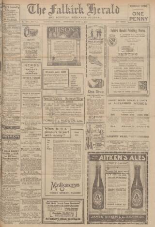 cover page of Falkirk Herald published on June 1, 1927