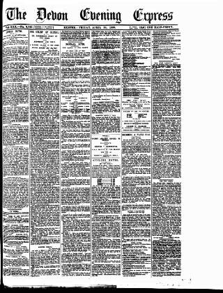 cover page of Express and Echo published on April 26, 1895