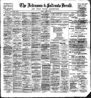 cover page of Ardrossan and Saltcoats Herald published on April 26, 1907