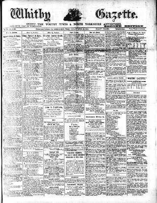 cover page of Whitby Gazette published on April 19, 1918