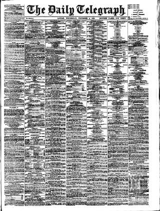 cover page of Daily Telegraph & Courier (London) published on December 2, 1903