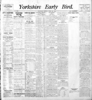 cover page of Yorkshire Early Bird published on April 25, 1910