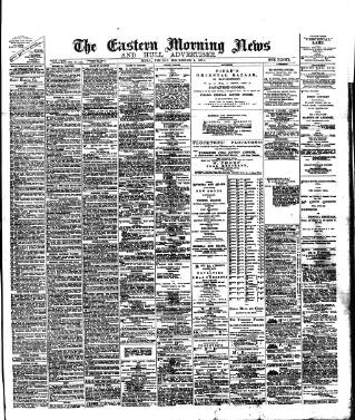 cover page of Eastern Morning News published on December 4, 1891