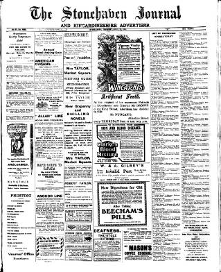 cover page of Stonehaven Journal published on April 27, 1911