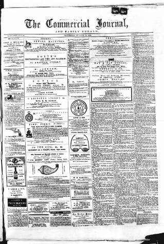 cover page of Commercial Journal published on August 13, 1870
