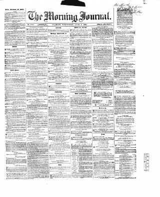 cover page of Glasgow Morning Journal published on June 1, 1864