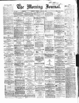 cover page of Glasgow Morning Journal published on April 25, 1865