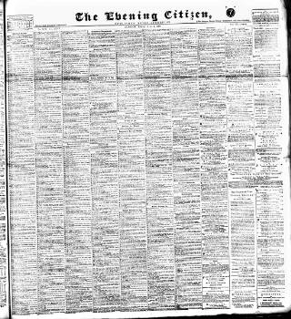 cover page of Glasgow Evening Citizen published on June 2, 1890