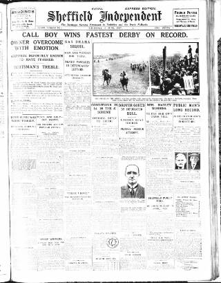 cover page of Sheffield Independent published on June 2, 1927