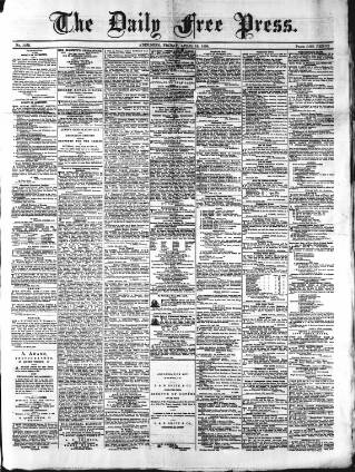 cover page of Aberdeen Free Press published on April 16, 1880