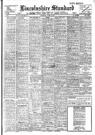 cover page of Lincolnshire Standard and Boston Guardian published on April 25, 1931