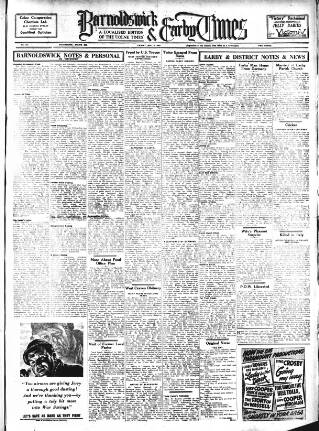 cover page of Barnoldswick & Earby Times published on May 4, 1945
