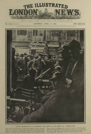 cover page of Illustrated London News published on April 17, 1920