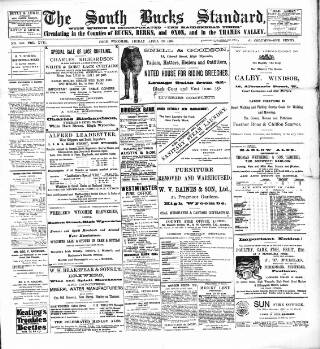 cover page of South Bucks Standard published on April 20, 1906