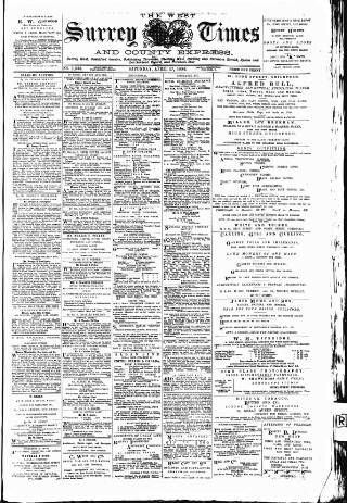 cover page of West Surrey Times published on April 17, 1886