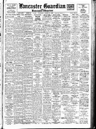 cover page of Lancaster Guardian published on March 29, 1956