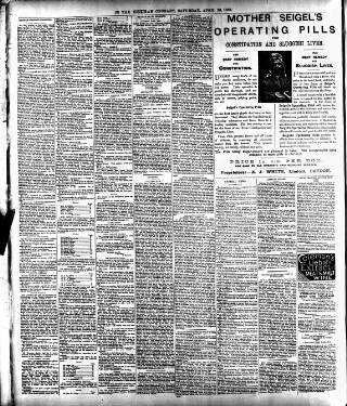 cover page of Hexham Courant published on April 20, 1889