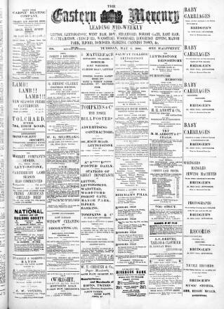 cover page of Eastern Mercury published on May 3, 1904