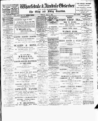 cover page of Wharfedale & Airedale Observer published on May 3, 1901