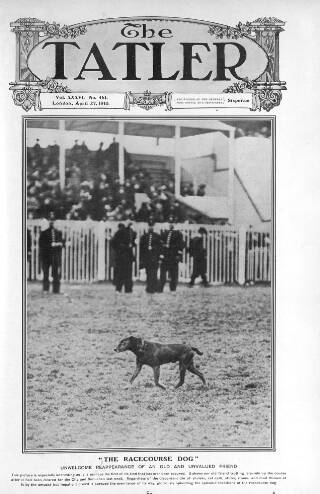 cover page of The Tatler published on April 27, 1910
