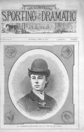 cover page of Illustrated Sporting and Dramatic News published on April 19, 1879