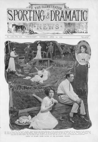 cover page of Illustrated Sporting and Dramatic News published on April 24, 1909