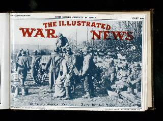 cover page of Illustrated War News published on April 19, 1916