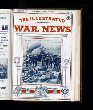 cover page of Illustrated War News published on August 15, 1917